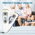 thumbnail image 6 of Forehead and Ear Thermometer, Infrared Thermometer for Baby & Kid & Adult, 1s Fast Reading with 2 Colors Backlight Fever Alarm and 20 Memories Recall, 6 of 8