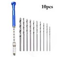 thumbnail image 2 of 11PCS Hand Drill Set Novelty Mini Pin Vise Hand Drill Bit Twist Drill Bit, 2 of 10