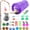 Cat Toys_24pcs, variant on Oziral 24PCS Cat Toys, Cats Kitten Interactive Toys for Indoor, Cat Tunnel, Cat Wand Feather Teaser Spring Toy Set, Mice Bells Balls