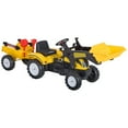 thumbnail image 1 of Aosom Front Loader Excavator Ride On Toy Kids Pretend Play Digger Tractor Construction Truck Pedal Control W/ 6 Wheels Controllable Bucket for 3-6 Years old, 1 of 10