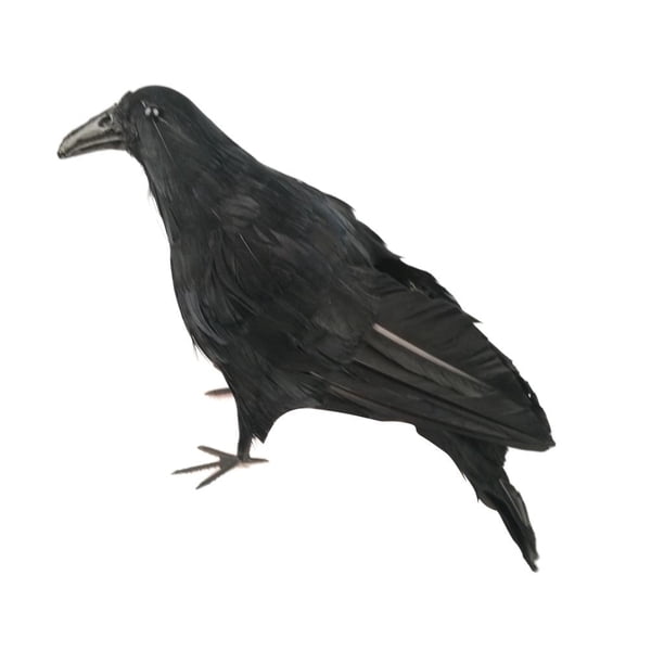 Decoración fiesta decoración bosque pájaros cuervo pájaro figura decorativa paloma 33cm