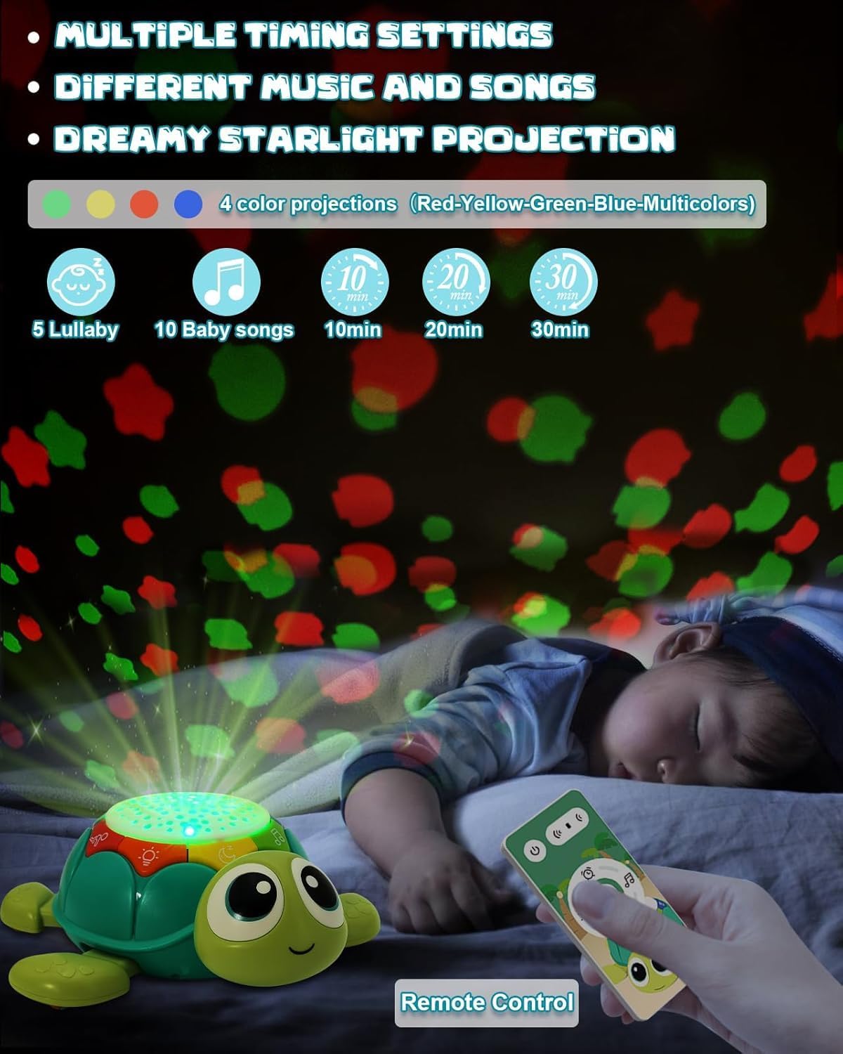 Baby Crawling Toys,  Musical Toys with Light & Sound, Early Educational Toy, Turtle Crawling Toys Walking Toys for Boys Girls