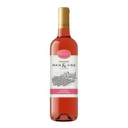 Beringer Main & Vine White Zinfandel California Rose Wine, 750 ml Bottle, 10.0% ABV