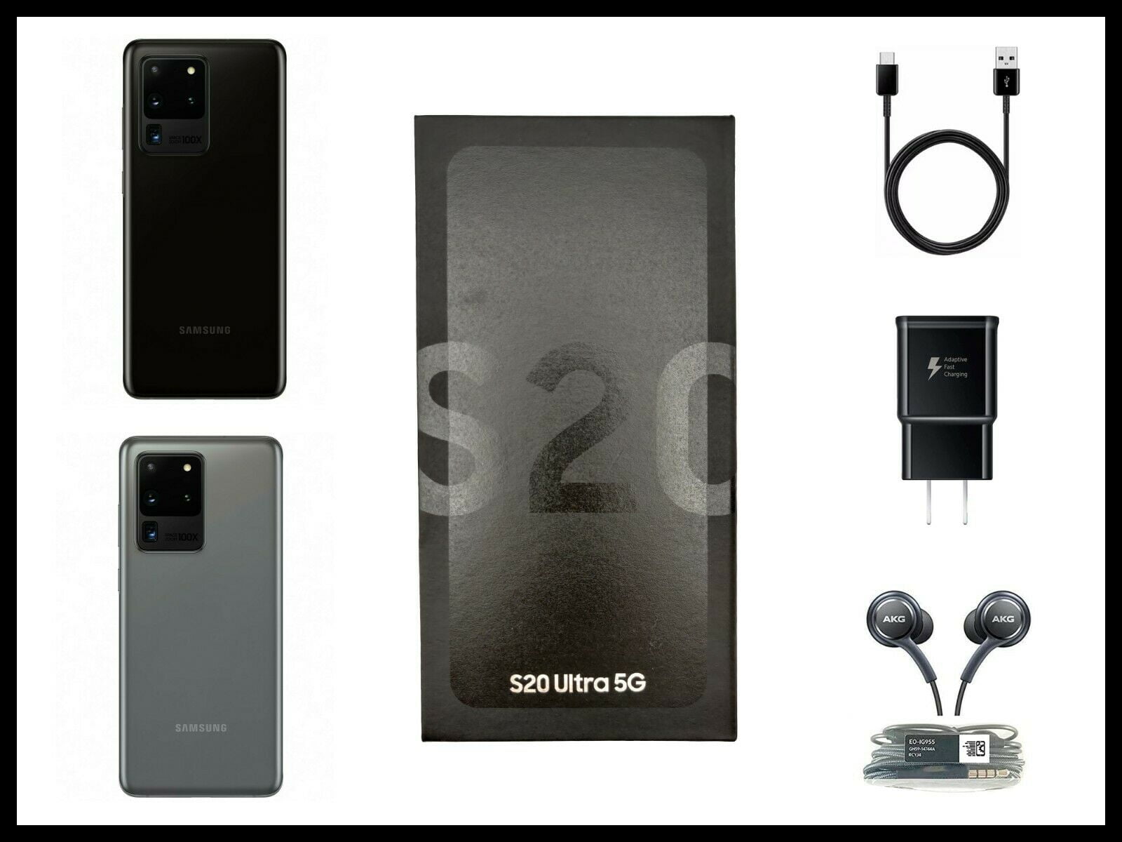 Samsung Galaxy S20 Ultra SM-G988U1 128GB Negro SAMSUNG
