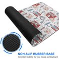 thumbnail image 6 of Long Mouse Pads for Desk,Vintage Baseball Elements Pattern Desk Mats on Top Of Desks, Desk Mouse Pad Extra Large with 3mm Non-Slip Base and Stitched Edge for Gaming,Office,Work,Home 35.4"x15.7", 6 of 6