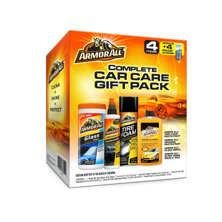 New Armor All Complete Car Care Gift Pack 6 Piece Kit Auto