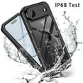 thumbnail image 4 of Casetego For iPhone Air Case,IP68 Waterproof 16FT Underwater Military Dustproof Shockproof Rugged with Built-in Screen Protector Full Protect Phone Cover with Lanyard,Black, 4 of 9
