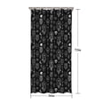 thumbnail image 5 of Black White Gothic Dreamcatcher Owl Skull Pattern Shower Curtain 36"x72" ,Bathroom Decorative Shower Curtains Set with 12 Hooks,Modern Waterproof Washable Shower Curtain, 5 of 6