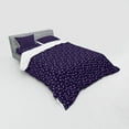 thumbnail image 3 of Ambesonne Floral Bedding Set 3 Pcs, Bell Flowers Ears of Wheat, Twin, Dark Purple Mint Green, 3 of 3