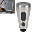 thumbnail image 5 of Kitchen Faucet Sprayer Head G1/2 Brief Shape Softer Water Flowing Kitchen Sink Sprayer Head 3-Function Kitchen Faucet Sprayer Nozzle silvery, 5 of 9