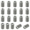 thumbnail image 1 of Unique Bargains Adaptateurs de Filetage Manchon Réducteur Écrou 20 Pcs M8x1.25 Mâle à M4x0.7 Femelle Écrou de Réparation 12mm, 1 of 7