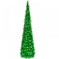 thumbnail image 2 of 5FT Popup Collapsible Christmas Sequin Tinsel Artificial Christmas Tree With Stand,1.5m, 2 of 4