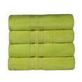 thumbnail image 2 of Superior Ultra Soft Cotton Solid 4-Piece Bath Towel Sets, Celery, 2 of 8