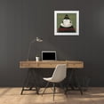thumbnail image 3 of Fisk, Arnie 26x26 White Modern Wood Framed Museum Art Print Titled - Cafe Moderne Cappuccino, 3 of 4