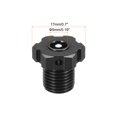 thumbnail image 2 of Metal 17mm Wheel Hex Hubs Nuts Drive Adapters Black with Pins for RC Car Upgrade Replacement Parts 4Pcs, 2 of 6