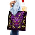 thumbnail image 4 of Gengar Bolso de tela con estampado de lienzo para mujer, bolsa de compras reutilizable y estética, con cremallera interior, regalo para mujer,40*40cm., 4 of 6