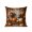 Orange, variant on Thanksgiving Outdoor Throw Pillow with Insert, 16"x16" Orange White Pumpkins Wooden Crates Vintage Lanterns Waterproof Decorative Square Patio Pillows for Outside Furniture, Sofa, Porch, Garden