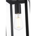 thumbnail image 5 of Elegant Lighting Hilton 7 inch Outdoor Pendant in Black, 5 of 8