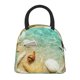 thumbnail image 1 of Disketp Starfish And Seashell On The Beach Bolsa Térmica para Almuerzo, Lonchera con Abertura Amplia y Gran Capacidad, Organizador Reutilizable para Mujeres, Hombres y Adultos, 1 of 6