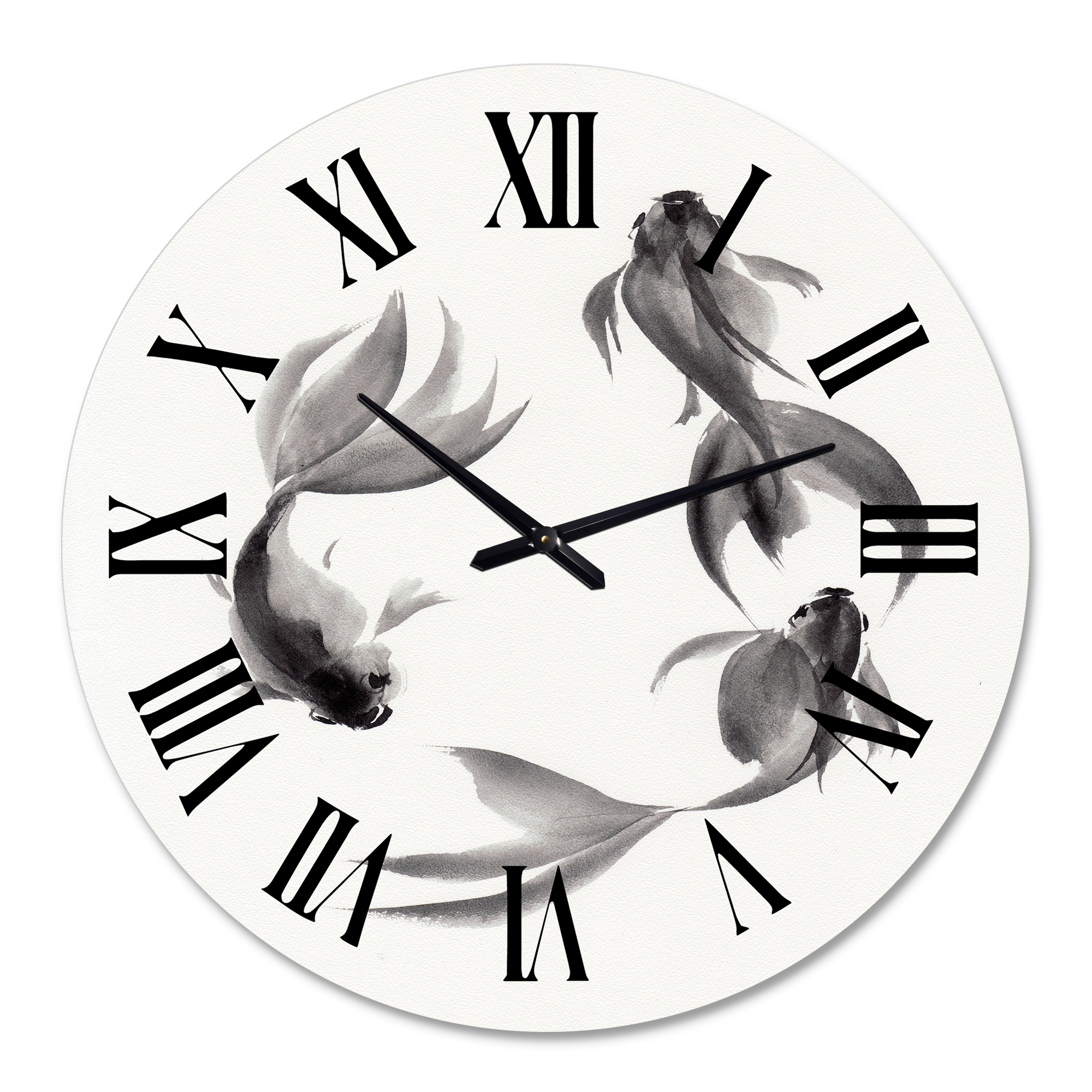 Designart 1 in Quartz Coastal Wall Clock