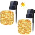 thumbnail image 1 of Pack Solar String Lights Outdoor 22m 200 LED Solar String Lights 8 Modes Waterproof Copper Cable Decorative String Lights, 1 of 4