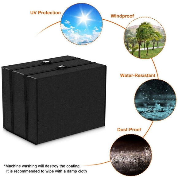 Heavy Duty All Weather Protective Cover for Outdoor Air Conditioner Units and Home Textiles