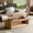 Natural Wood, variant on Wood Lift Up Coffee Table with Storage for Living Room, Rectangle 43.3" Center Table with Shelf and Hidden Compartment for Saving Space, Natural Wood