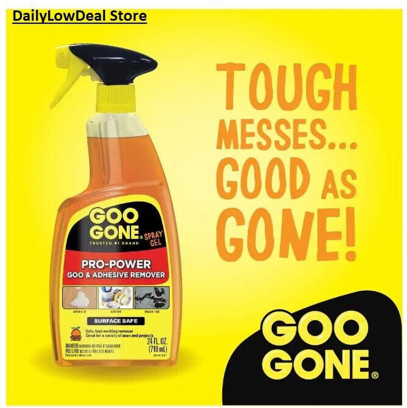 Goo Gone Pro Power Goo & Adhesive Remover Aerosol with Scraper, 10 oz. 