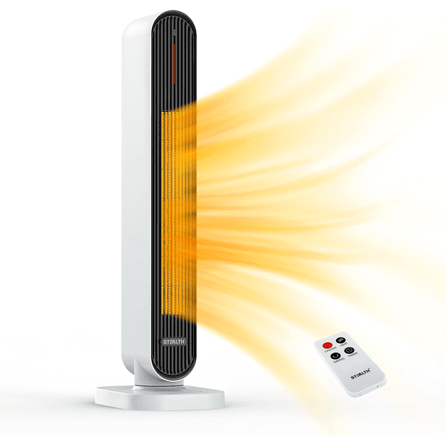 Calentador Calefactor Eléctrico Torre Oscilante De control Stealth