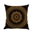 thumbnail image 2 of Geometry Painting Linen Cushion Cover Throw Pillow Case Sofa Home Decor C, 2 of 2