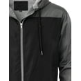 thumbnail image 5 of Hat and Beyond Men's Lightweight Slim Fit Windbreaker Jacket, 5 of 7