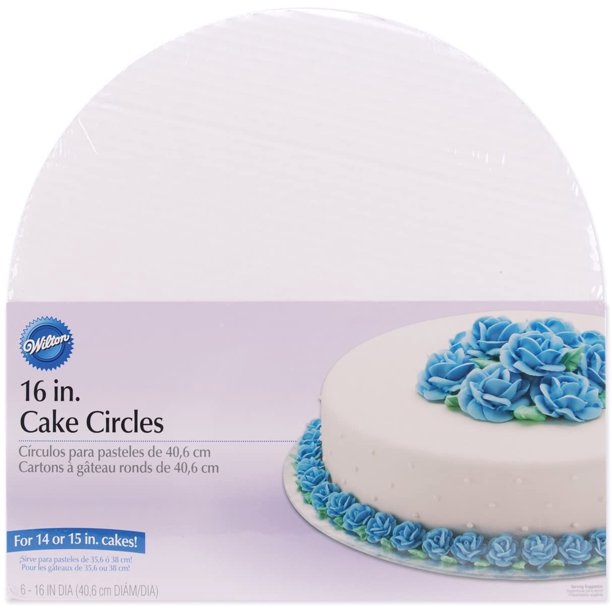 Wilton Cake Circles Corrugated Cardboard For Strength And Stability This Package Contains Six 16in Round White Boards Wilton Cake Circles Corrugated By Visit The Wilton Store Walmart Com Walmart Com Wilton Cake Circles Corrugated Cardboard For Strength And Stability This Package Contains Six 16in Round White Boards Wilton Cake Circles Corrugated By Visit The Wilton Store Walmart Com Walmart Com