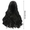 thumbnail image 4 of Guoxxzi European And Wigs Long Curly Hair Center Split Bangs Big Synthetic Fiber Wig Headbands, 4 of 9