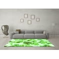 thumbnail image 3 of Ahgly Company Indoor Square Abstract Green Modern Area Rugs, 4' Square, 3 of 4