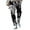 Khaki, variant on WEAIXIMIUNG Winter Work Pants Men Unisex Stretch Quick Drying Pants Casual Elastic Waist Drawstring Stretch Pants
