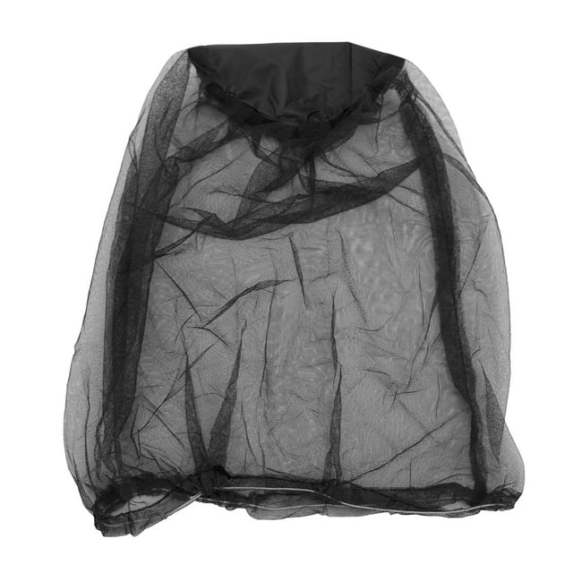 Fly Gnats Screen Protection, Soft Insect Head Net Foldable Wide Adaptability Protective For Hikers For Camping Black
