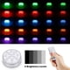 thumbnail image 3 of Luz LED sumergible, IP68 iluminación multicolor lámparas subacuáticas con control remoto, luces de bañera impermeables, para acuario bañera piscina jardín ambiente acuático 1 PCS, 3 of 7