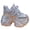 Silver, variant on Women's Leather Platform Sneakers, Lace Up Chunky Casual Shoes with Non Slip Comfort for Walking and Workout (White, 5.5)