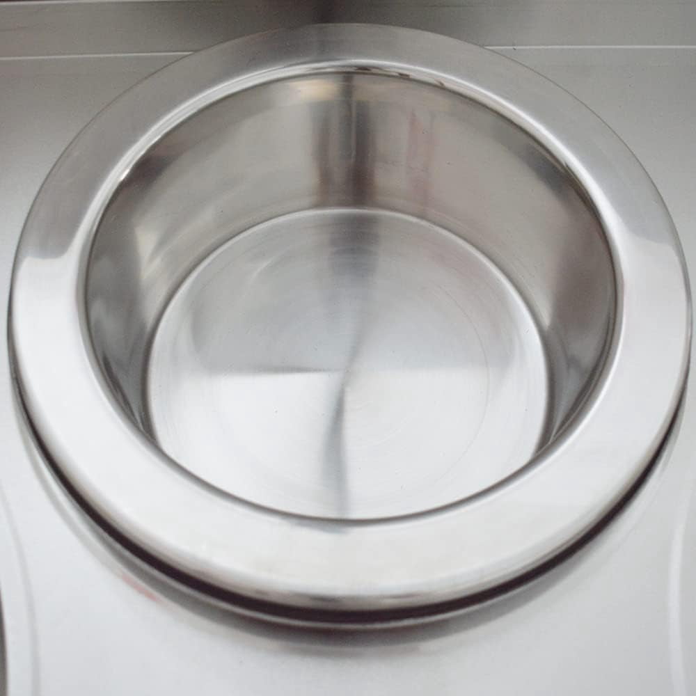 PreAsion Commercial Double-head High Fire Stove With Baffle and Water Basin Wok Range Burner Stainless Steel 12.2" 110V