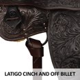 thumbnail image 7 of Schneiders Tulsa II All Around Floral Western Show Saddle | Dark Oil | Size 16, 7 of 7