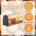 thumbnail image 4 of Thanksgiving Magnetic Mailbox Cover, 18x21 Inch Standard Size Waterproof Fall Mailbox Cover Decor Happy Thanksgiving Day Post Box Wrap Cover for Outdoor Yard Garden Autumn Decoration, 4 of 6