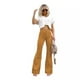 thumbnail image 2 of Pantalones elegantes de pana de color liso de otoño para mujer, pantalones micro, pantalones casuales de cintura alta, 2 of 6