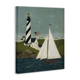 thumbnail image 3 of Stupell Industries Coastal Breeze Sailboat Scene Landscape & Nature Painting Wrapped Canvas Canvas Art Print Wall Art, 16 x 20, 3 of 7