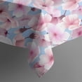 thumbnail image 5 of Pioneer Flower Floral Print Pattern Square Tablecloth,Waterproof Square Table Cover,Wipeable Spillproof Washable Table Cover for Home Kitchen Party Decor 52"x52"(132x132cm), 5 of 6