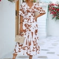 thumbnail image 5 of Enjoytime Summer Dresses For Womens 2024 Floral Printed Midi Dresses Sleeveless V Neck Flowy Beach Seaside Womens Boho Beach Dress, 5 of 6