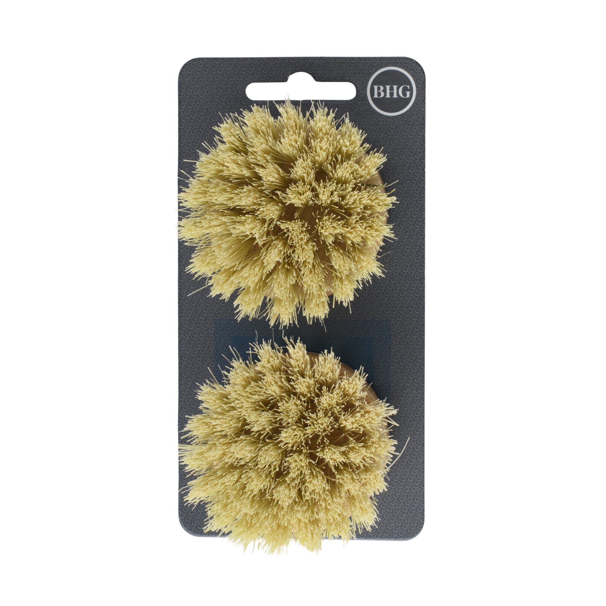 Better Homes & Gardens Bamboo 2pk Refill Replacement Heads for Better Homes & Gardens Bamboo Palm Brush or Large Dish Brush