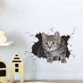 thumbnail image 5 of 4 piezas Autocollants Cratifs Pour Voiture 3d Chaton 18*13cm, Autocollants Pour La Dcoration De La Carrosserie, Autocollants Pour Cacher Les Rayures, 5 of 5