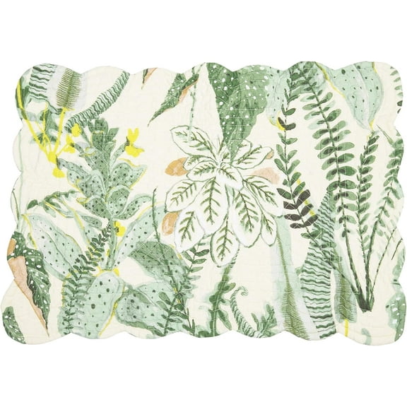 C&F Home Quilted Placemat, Parson 13 x 19 - Set of 4 (C862623472)