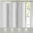 thumbnail image 7 of Boho Farmhouse Shower Curtains for Modern Farmhouse Bathroom Decor, Grey Country Thick Polyester Linen Fabric Shower Curtain, Rustic Tassel Cloth Shower Curtain, 72 x 72, Light Grey, 7 of 7