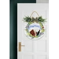 thumbnail image 3 of Eveokoki Happy Passover - Hanging Porch Pesach Jewish Holiday Party Outdoor Decorations - Front Door Decor - 12x12Inches, 3 of 5
